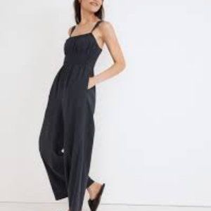 Madewell Linen-Blend Sophie Tank Wide-Leg Jumpsuit Size XXS NWOT